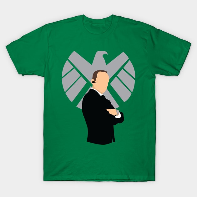 Agents of Shield Phil Coulson T-Shirt by Alice_Wieckowska